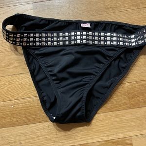 Venus rock studded swim bottoms Size 12 - fits like a Large Victoria’s Secret